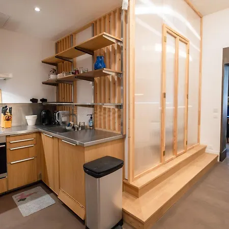 Luxury Flat 2 Bdr Design Heart Of Marais דירה